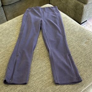 lululemon athletica grey Ribbed Track Pants